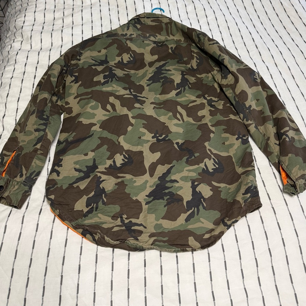 PacSun Green and Brown Camouflage Field Jacket